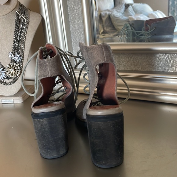 Free People X Jeffrey Campbell Lace Up Heels - Picture 9 of 10